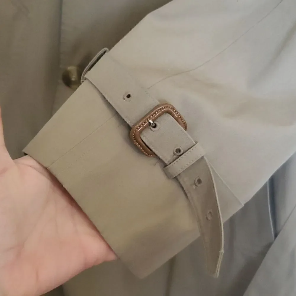 Brooks Brothers | Double Breasted Khaki Trench Coat